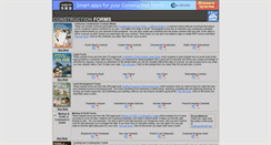 Desktop Screenshot of construction-forms.net
